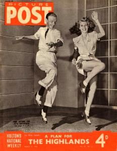 Rita Hayworth magazine cover